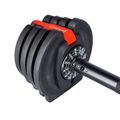 Jednoručná / obojručná variabilná činka / kettlebell HMS SGR18 PRO SET 2v1 40 kg