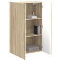 vidaXL TV nástenná skriňa Nástenný Sonoma dub 59,5 x 31 x 100 cm