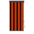 vidaXL Vonkajšia zatemňovacia roleta 80x250 cm oranžová a hnedá