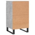 vidaXL Komody 2 ks betónovo sivé 40x35x70 cm kompozitné drevo