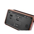 Prenosné retro rádio RABA s diaľkovým ovládaním, Bluetooth, FM, USB, SD, AUX, hnedá