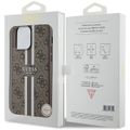 Puzdro Guess pre iPhone 15 Pro Max 6,7" GUHMP15XP4RPSW hnedé HC MAGSAFE 4G PRINTED STRIPES