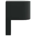 vidaXL Exteriérové nástenné svietidlo 2 ks Čierna 12 x 7 x 15 cm