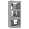 vidaXL Knižnica/deliaca stena sivý dub sonoma 40x30x103cm drevotrieska