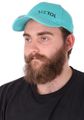 Kšiltovka s LED svetlom B-CAP 25 lm, nabíjacia, USB, univerzálna veľkosť, tyrkysová SIXTOL