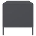 vidaXL Konferenčný stolík antracit 68x50x50,5 cm oceľ