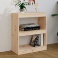 vidaXL Knižnica/deliaca stena 60x30x71,5 cm masívna borovica