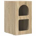 vidaXL Nočný stolík ELST 2 ks Sonoma dub 29,5 x 33,5 x 50 cm