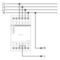 Prepínač fáz automatický F&F PF-431 LED TRMS na DIN lištu