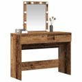 vidaXL Toaletný stolík Staré drevo 100 x 40 x 130 cm Kompozitné drevo