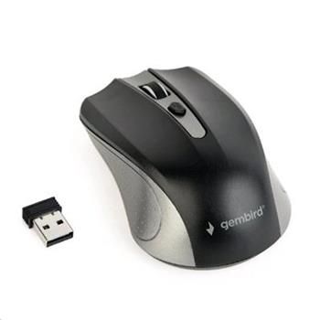 GEMBIRD Myš MUSW-4B-04-GB, šedoočierna, bezdrôtová, USB nano prijímač