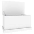 vidaXL Úložný box biely 70x40x38 cm, umelé drevo