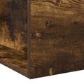 vidaXL Rám postele so skladom Dymový dub 80 x 200 cm Kompozitné drevo