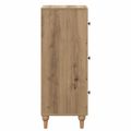 vidaXL Zásuvkový kabinet 33 x 34,5 x 90 cm Kompozitné drevo