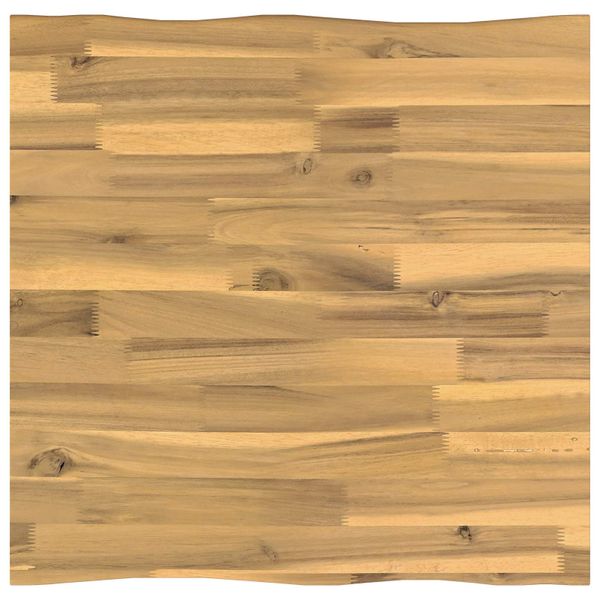vidaXL Obdĺžnikový stôl 60 x 60 x 3,5 cm Štvorcový Biela