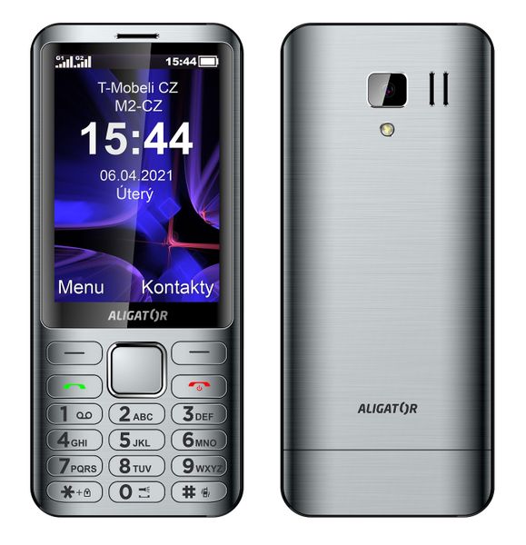 ALIGATOR D950 Dual sim strieborný