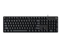 Klávesnica - podsvietenie - USB - QWERTY - US medzinárodná - čierna