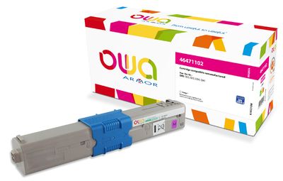 OWA Armor toner kompatibilný s OKI 46471102, 7000st, červená/magenta