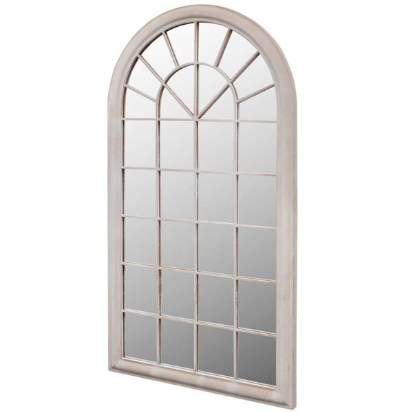 vidaXL Rustikálne záhradné zrkadlo 60x116 cm, do interiéru a exteriéru