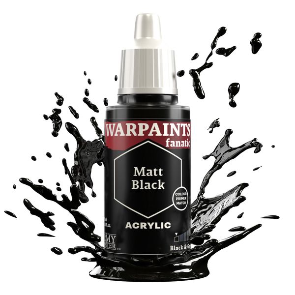 Army Painter: Warpaints Fanatic - Matt Black
