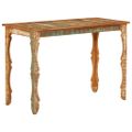 vidaXL Jedálenský stôl 110x52x76 cm masívne recyklované drevo