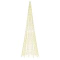 vidaXL LED vianočný stromček 1534 LED teplá biela 500 cm