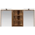 vidaXL Set kabinetov do kúpeľne 3 ks 126 x 16 x 62.5 cm