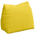 vidaXL Poduška na chrbát Svetložltá 45 x 20 x 35 cm látka