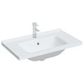 vidaXL Kúpeľňové umývadlo biele 81x48x19,5 cm obdĺžnikové keramické