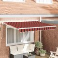 vidaXL Rám markízy Oranžová a Čierna 250 x 200 cm