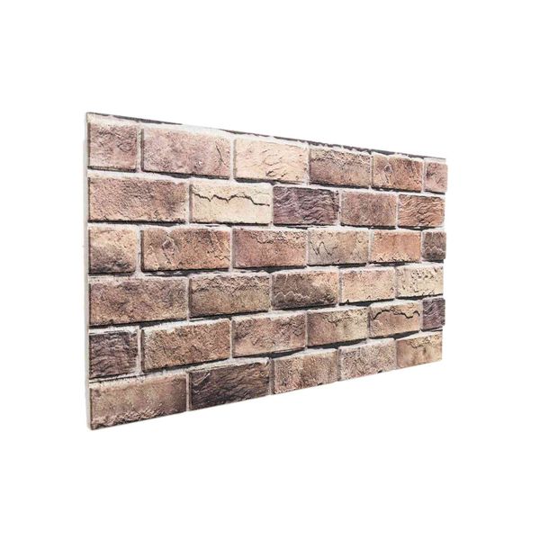 vidaXL Nástenné panely 10 pcs Hnedá a šedá 100 x 50 cm EPS pena