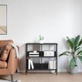 vidaXL Regál na knihy 4 úrovní 82 x 32 x 79 cm Kompozitné drevo