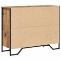 vidaXL Servírovacia skriňa Staré drevo 97 x 32,5 x 74,5 cm