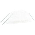 vidaXL Fóliovník s oceľovým rámom biely 10 m² 5x2x2,3 m