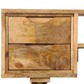 vidaXL Písací stôl z masívneho mangovníkového dreva 115x47x76 cm