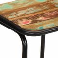 vidaXL Barové stoličky 4 ks 46x35,5x80 cm Rekultivované masívne drevo
