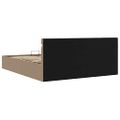 vidaXL Hydraulický posteľný rám+úložný priestor, LED, 180x200 cm