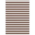 vidaXL Zebra roleta hnedá 160x200 cm šírka látky 155,9 cm polyester