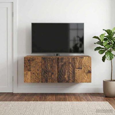 vidaXL Nástenná TV skrinka 59,5 x 41 x 30 cm Staré drevo