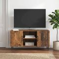 vidaXL TV skrinka Staré drevo 102 x 34,5 x 50 cm Kompozitné drevo