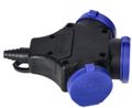 Zásuvka rozbočka 3x 230V (2P + Z /16A/230V AC), IP44 ORNO OR-AE-13209