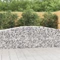 vidaXL Oblúkové gabionové koše 25 ks 400x50x80/100 cm pozink. železo