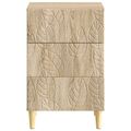 vidaXL Nočný stolík Dub sonoma 43 x 39,5 x 66,5 cm Kompozitné drevo