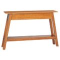 vidaXL Konzolový stolík 110x30x75 cm masívny mahagón