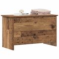 vidaXL Úložná truhlica Staré drevo 80 x 40 x 50 cm Kompozitné drevo