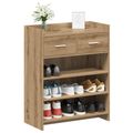 vidaXL Skriňa na topánky 73,5 x 36 x 92 cm Kompozitné drevo