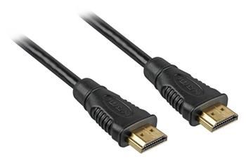 PremiumCord 4K Kábel HDMI A - HDMI A M/M zlatené konektory 1,5m Kábel, HDMI, 4K pri 30Hz, s ethernetom, zlatené konektory, 1,5m, čierny