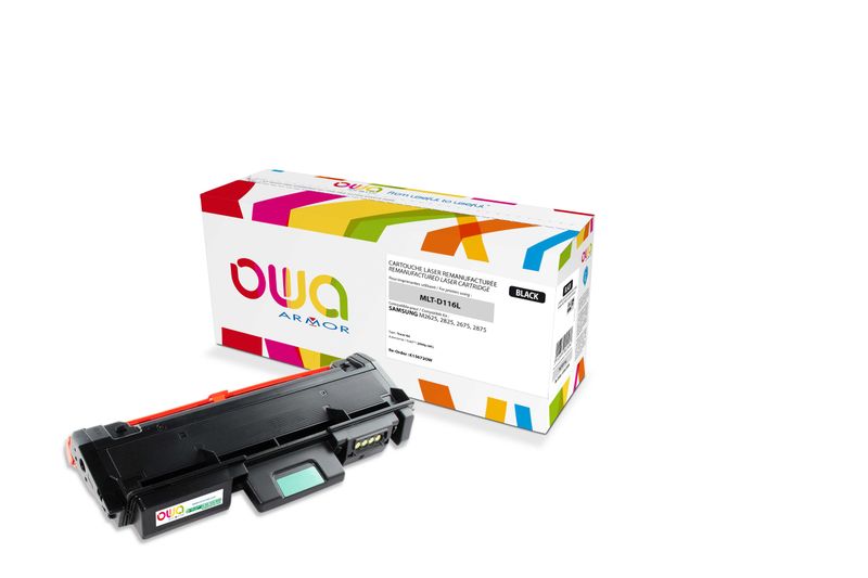 OWA Armor toner kompatibilný s Samsung MLTD116L, SU828A, 3000st, čierna/black