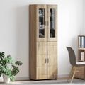 vidaXL Highboard FLORIN 60 x 35 x 182 cm Sonoma dub Kompozitné drevo