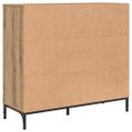 vidaXL Servírovacia skriňa Remeselný dub 89,5 x 33 x 82 cm